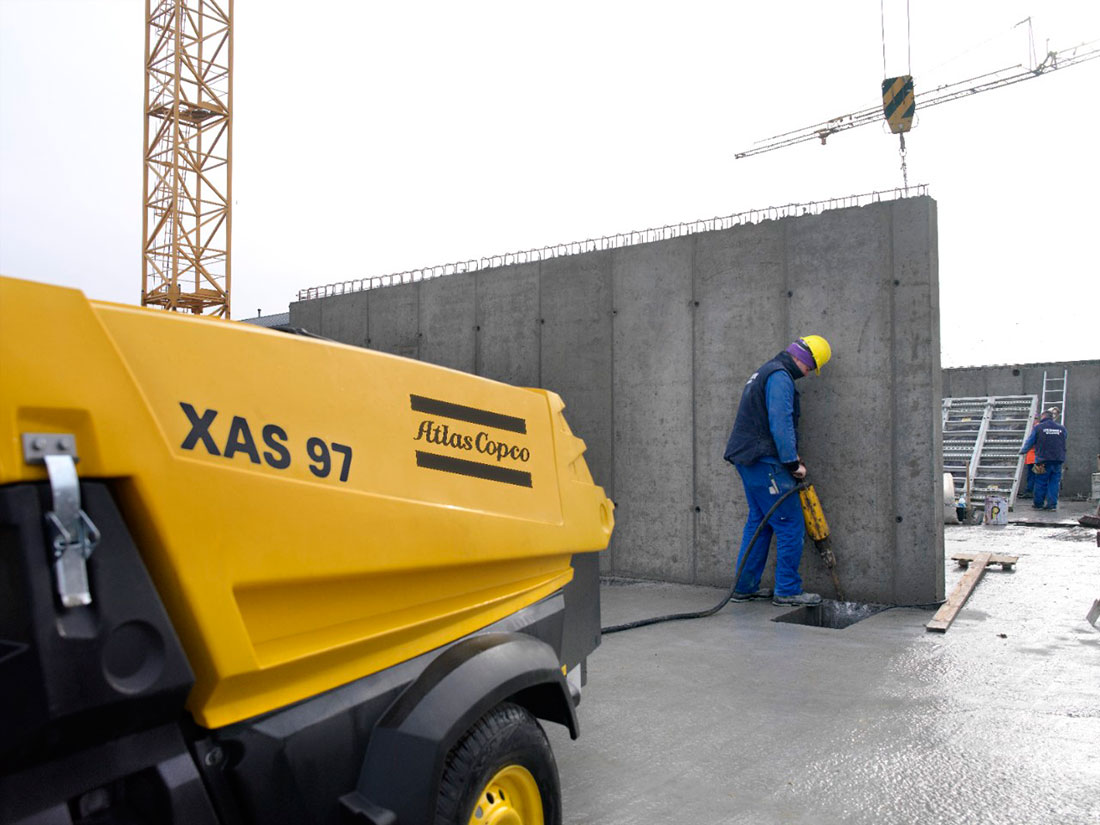 Дизельный компрессор Atlas Copco XAS 97