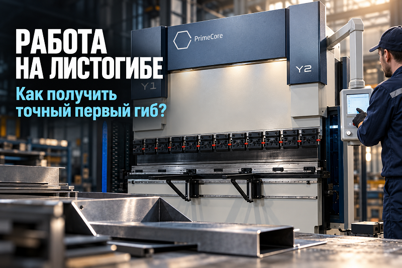 Работа на листогибочном прессе: пошаговое руководство от наладки до первого гиба