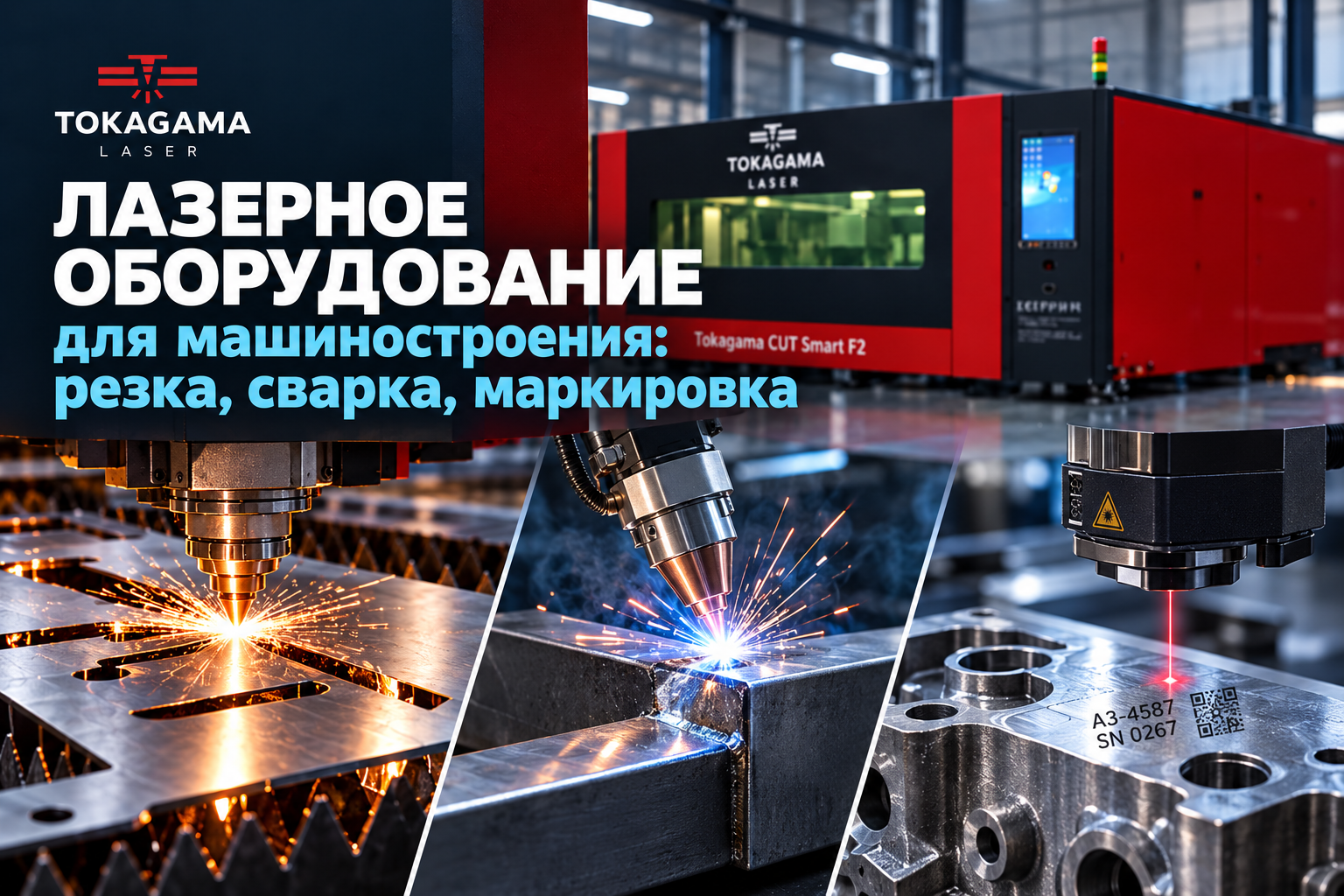 Лазерное оборудование для машиностроения: резка, сварка, маркировка