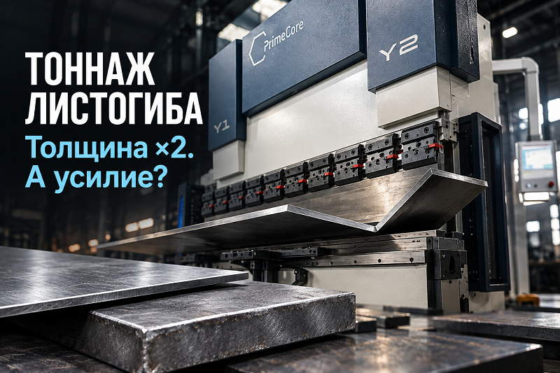 Тоннаж листогиба: почему нельзя просто удвоить усилие при удвоении толщины и как не сломать инструмент