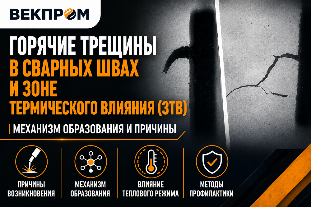 Горячие трещины в сварных швах и зоне термического влияния: механизм образования, причины возникновения и методы предотвращения