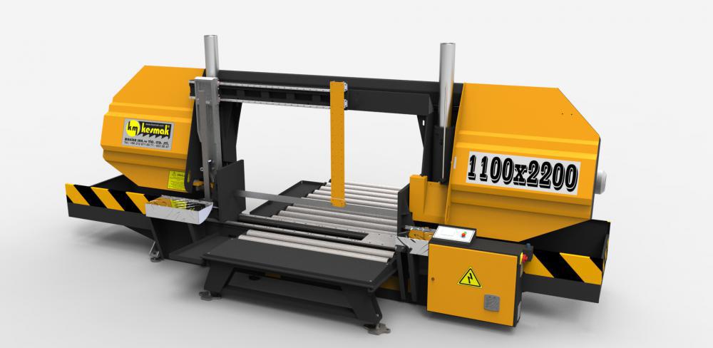 KESMAK KSY 1100×2200 полуавтоматический колонный ленточнопильный стан