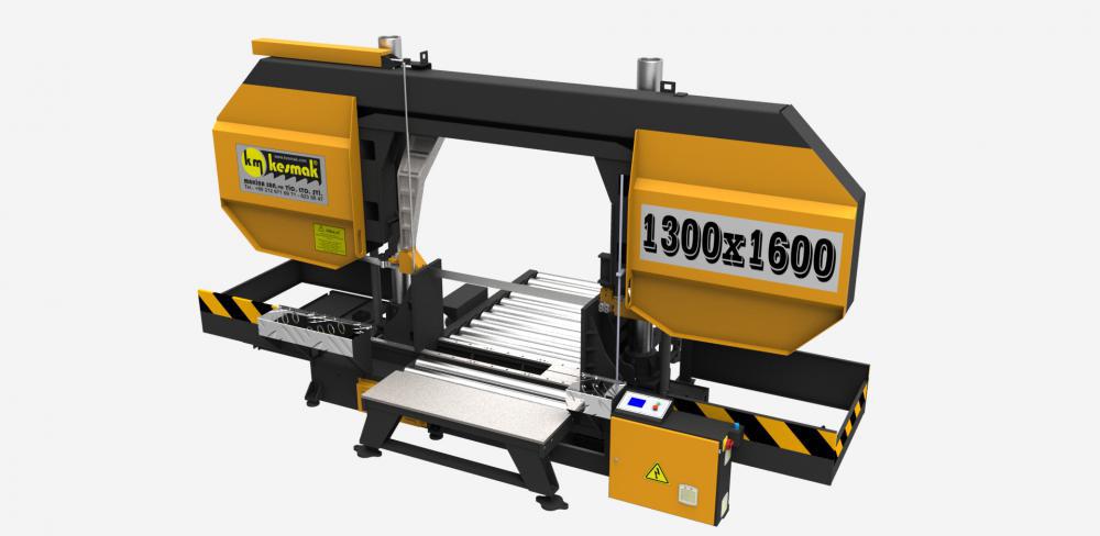 KESMAK KSY 1300×1600 полуавтоматический колонный ленточнопильный станок