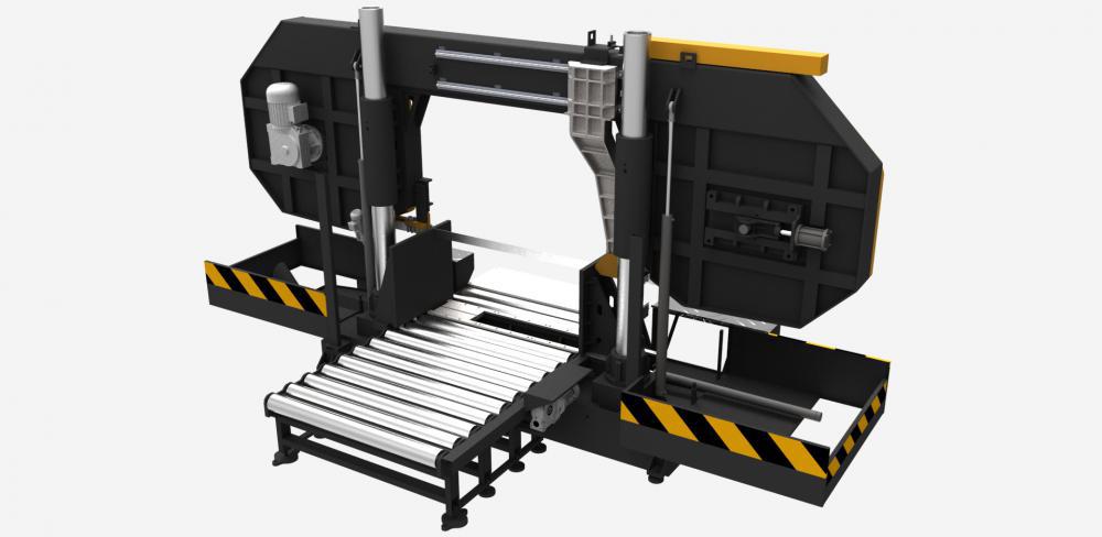 KESMAK KSY 1300×1600 полуавтоматический колонный ленточнопильный станок