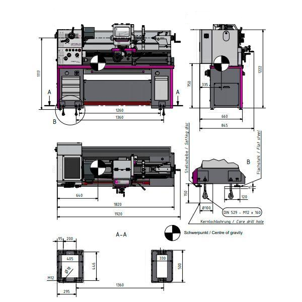 Токарный станок OPTIturn TH 4010