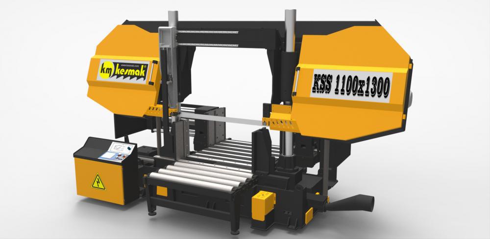 KESMAK KSS 1100×1300 автоматический колонный ленточнопильный станок