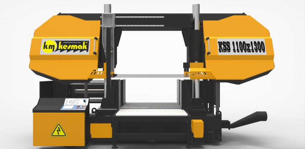 KESMAK KSS 1100×1300 автоматический колонный ленточнопильный станок