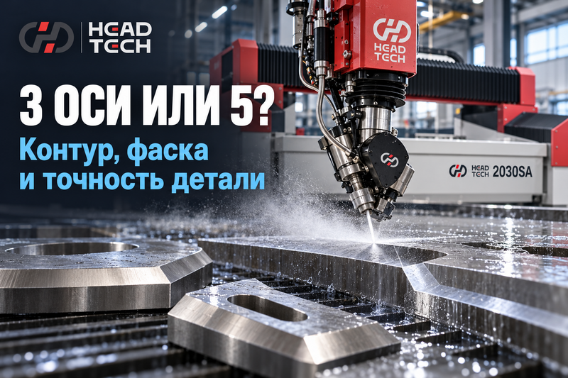 3-осевой или 5-осевой гидроабразивный станок: как выбрать оптимальное решение для высокоточного производства