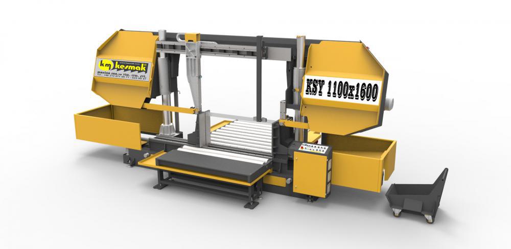 KESMAK KSY 1100×1600 полуавтоматический колонный ленточнопильный станок
