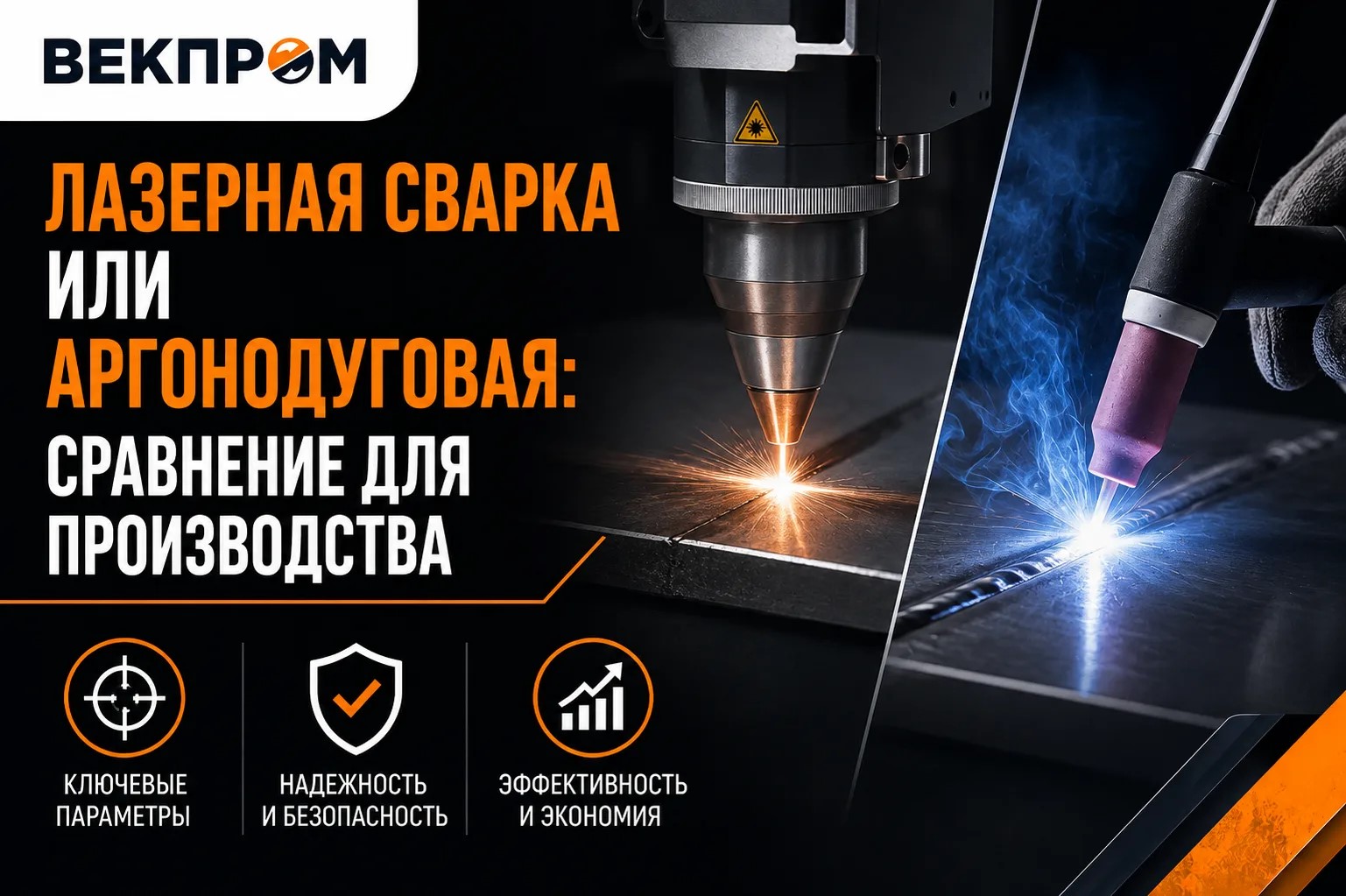 Лазерная сварка или аргонодуговая: сравнение для производства