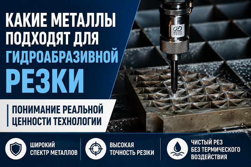 Какие металлы подходят для гидроабразивной резки? Понимание реальной ценности гидроабразивной резки металла