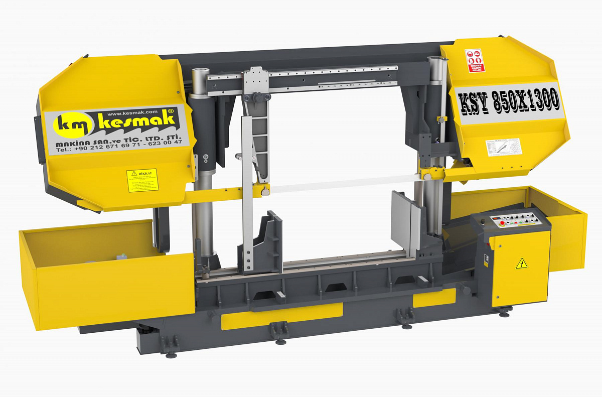 KESMAK KSY 850×1300 полуавтоматический колонный ленточнопильный станок