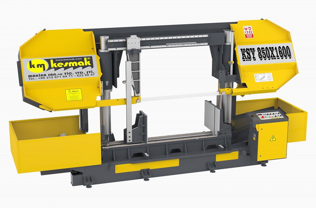 KESMAK KSY 850×1600 полуавтоматический колонный ленточнопильный станок