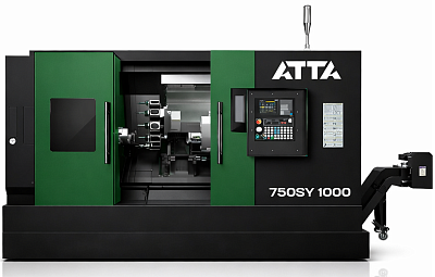 Горизонтальный токарный обрабатывающий центр с ЧПУ ATTA 750SY/1000