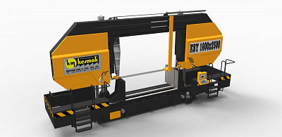 KESMAK KSY 1600×2500 полуавтоматический колонный ленточнопильный станок