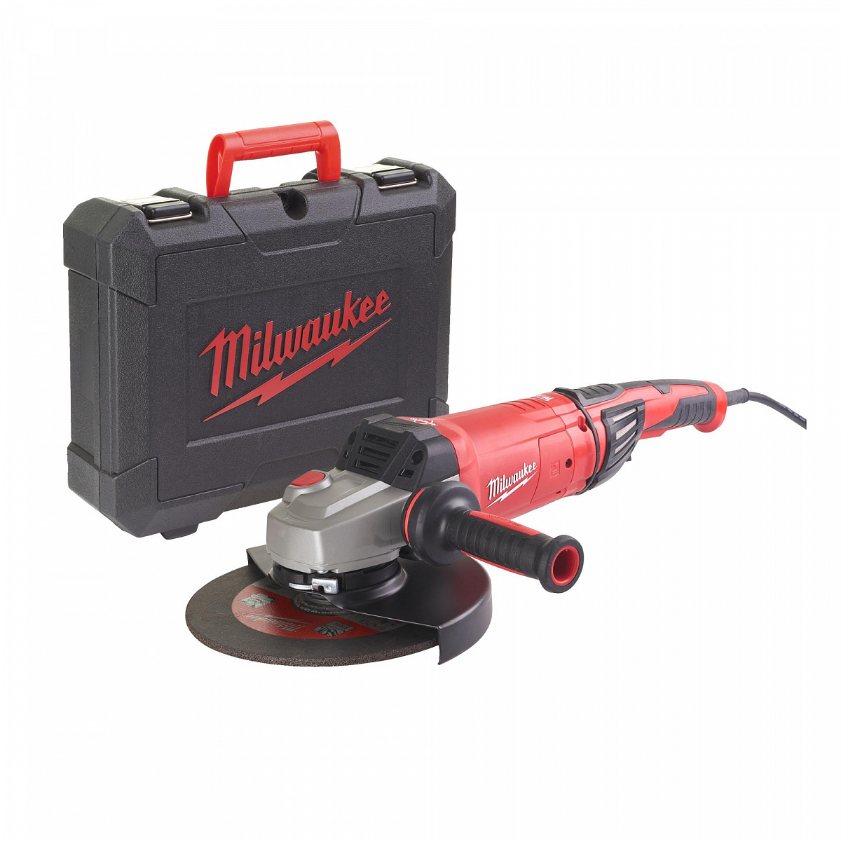 УШМ Milwaukee с тормозом, защитой от обратного удара и AVS AGVKB 24-230 EKX DMS KIT
