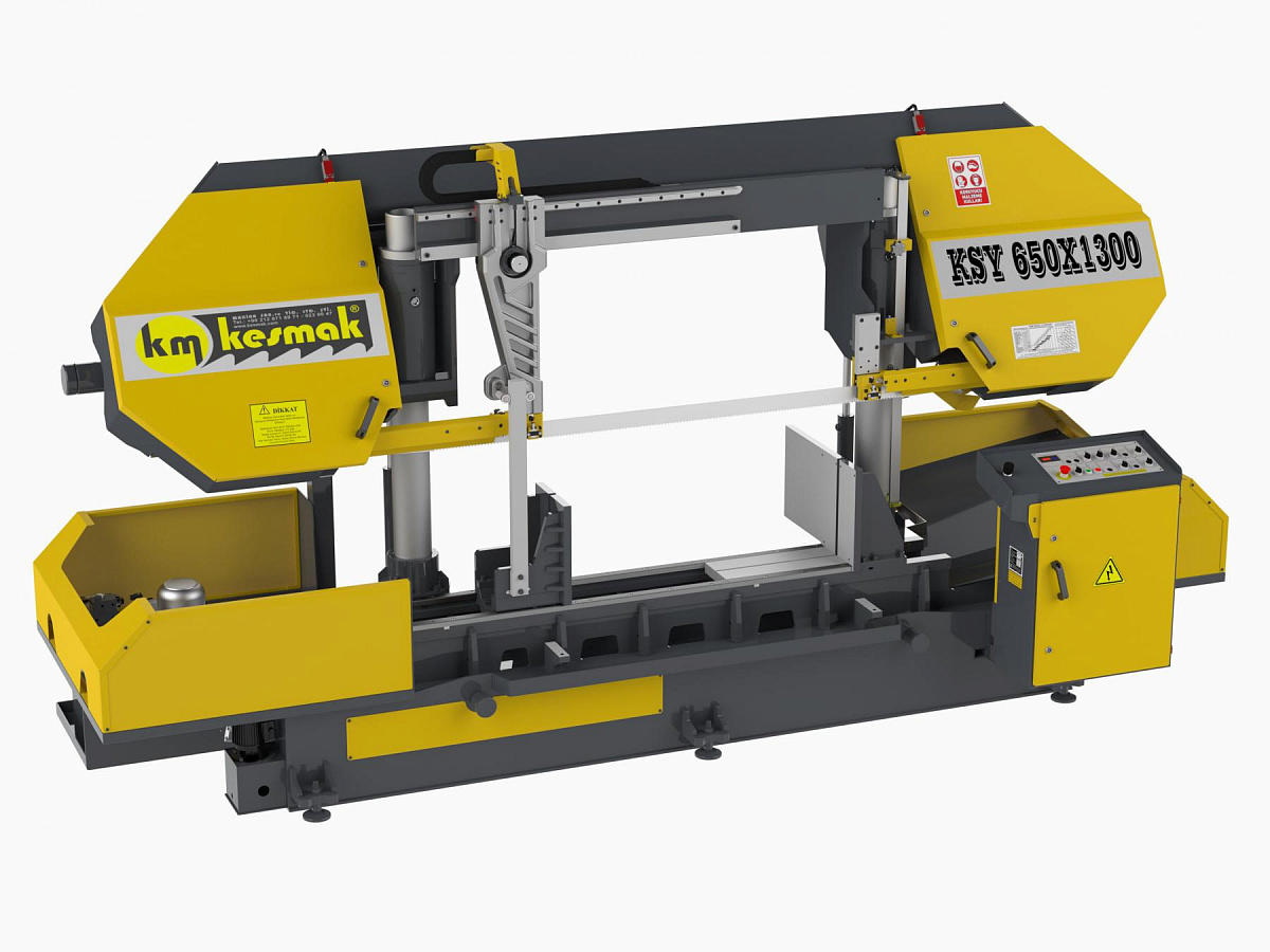 KESMAK KSY 650×1300 полуавтоматический колонный ленточнопильный станок