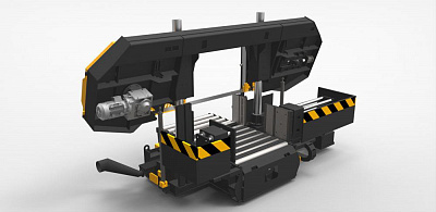 KESMAK KSS 1100×1300 автоматический колонный ленточнопильный станок