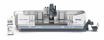 4-осевой обрабатывающий центр с подвижной колонной HITIC PDE4D-CNC4500 FANUC