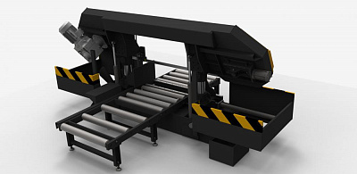 KESMAK KSY 650×1050 полуавтоматический колонный ленточнопильный станок