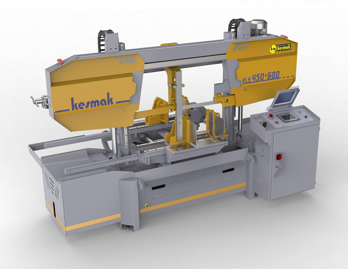 KESMAK KLS 450×600 автоматический колонный ленточнопильный станок