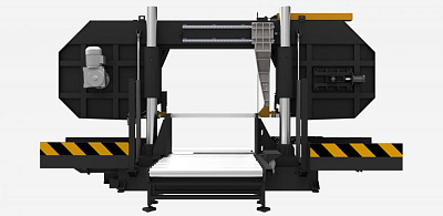KESMAK KSY 1300×1600 полуавтоматический колонный ленточнопильный станок