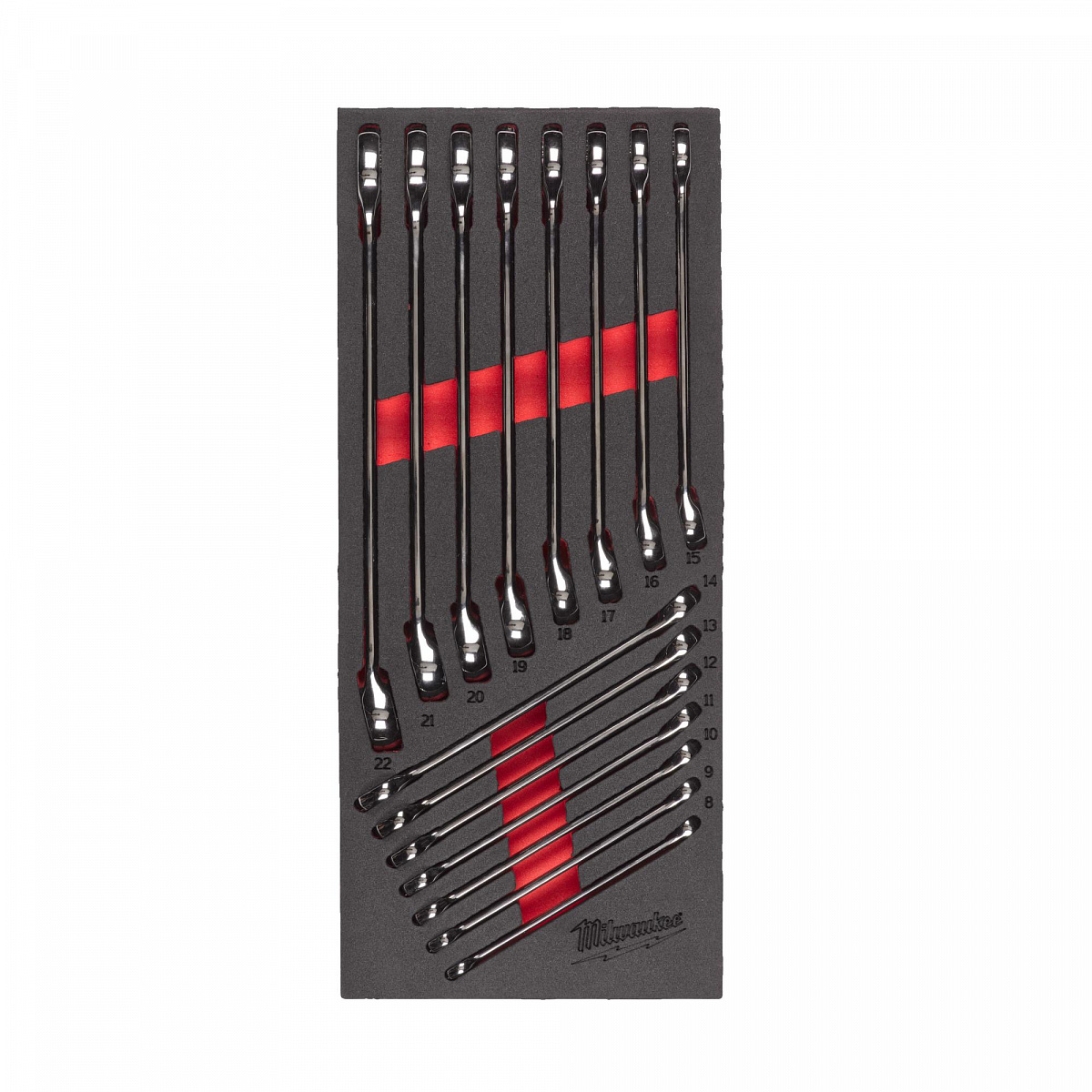 Ложемент с комбинированными ключами Milwaukee MAX BITE™ - 15 ед.